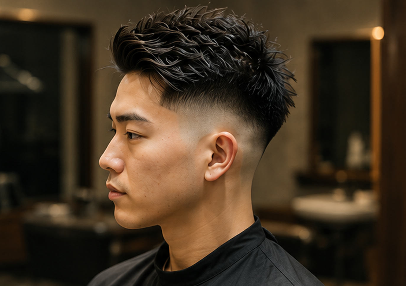 XCEL BARBERのフェードスタイル